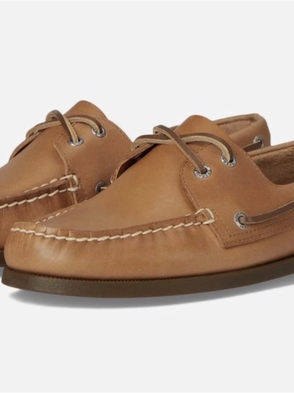 🔥 SPERRY Authentic Original 2-Eye Premium Boat Shoes Royal Brown/Marron XW 10.5